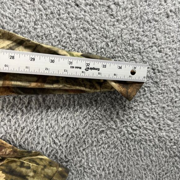 Vintage Ace Sportswear Shirt Mens 2XL Green Advantage Camo All Over USA Mock 90s - Picture 5 of 11